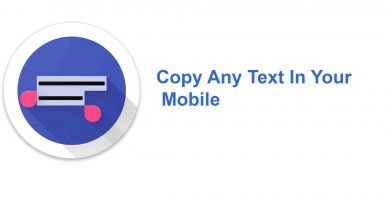 Copy Any Text In Your Mobile