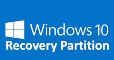 How to Create Windows Recovery Partition or Drive