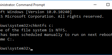 Disable Auto Check Disk (chkdsk) windows startup