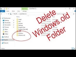 How to Delete Windows.old Folder in windows 8 And 10