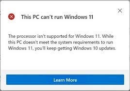 How to Fix “This PC Doesn’t Currently Meet All the System Requirements for Windows 11” Error